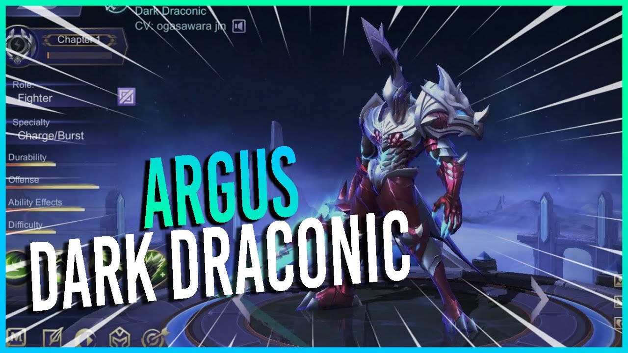 Argus Dark Draconic New Display Animation