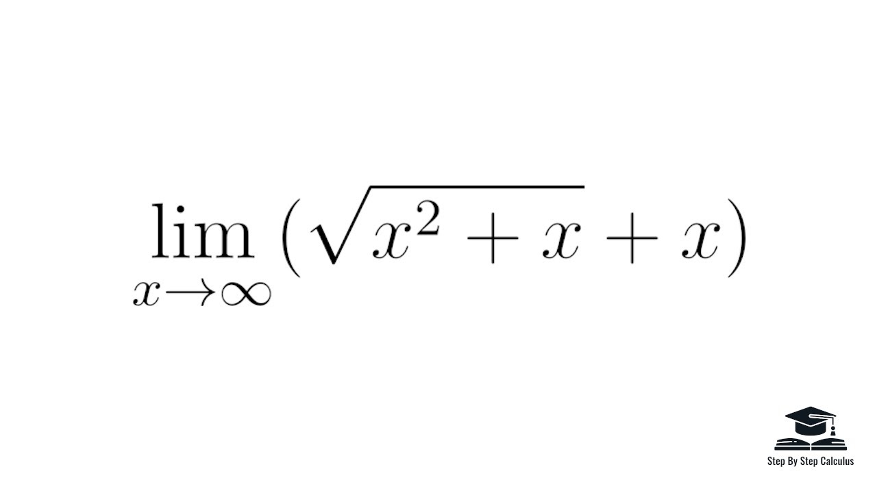 Limit as x → ∞ of √(x^2+x) + x | Rationalizing to Apply L’Hôpital’s Rule