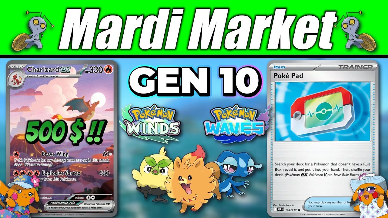 Mardi Market! Nouvelle GEN 10 POKEMON et le 151 EXPLOSE ENCORE!
