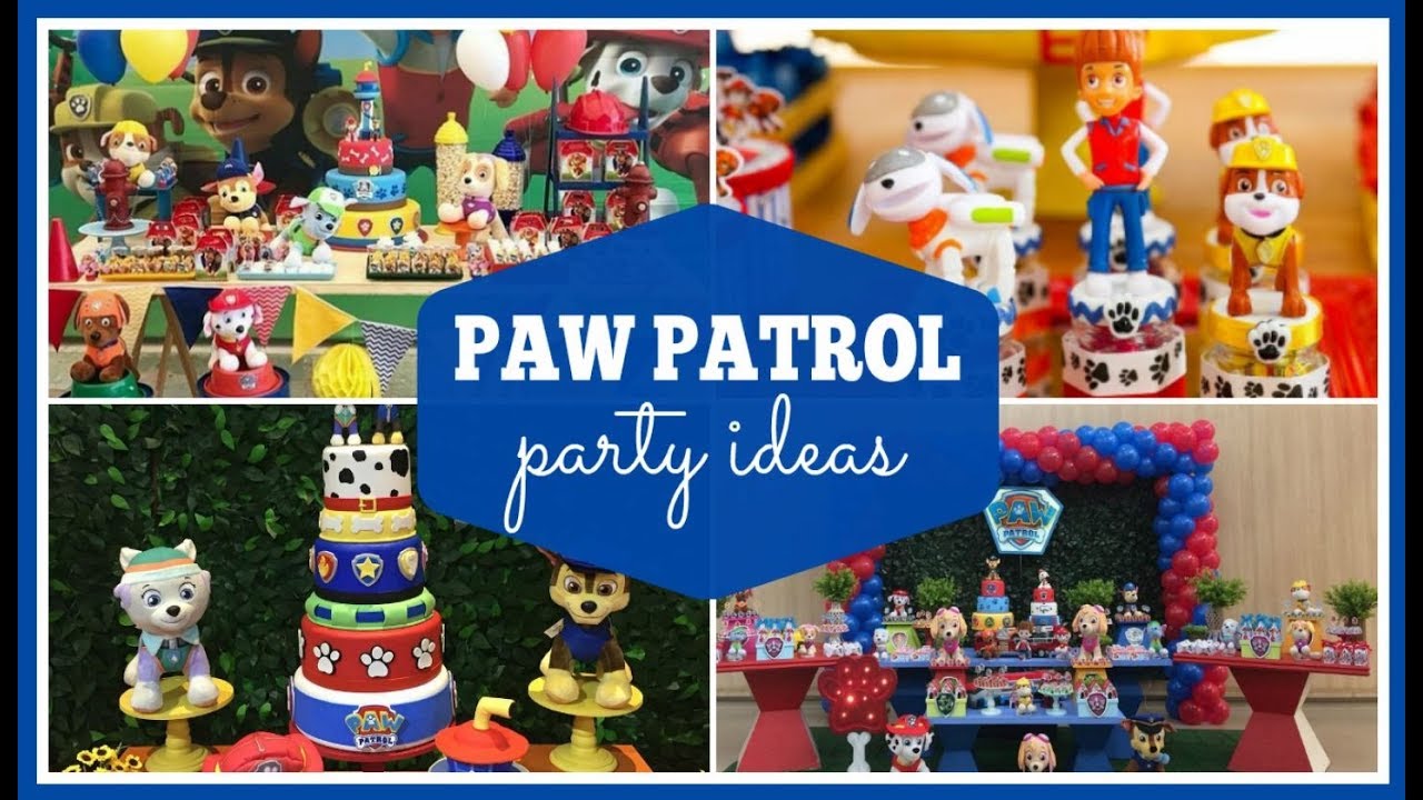 Awesome Paw Patrol Party Ideas & Supplies!