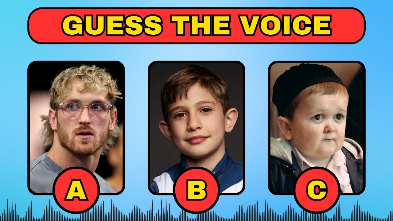 CAN YOU GUESS the Voice Challenge: Famous CONTENT CREATOR Edition!