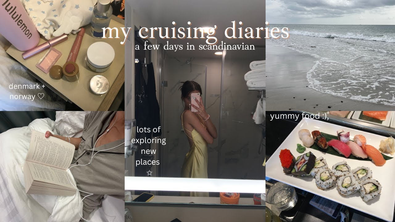 travelling around scandinavian ✈️ | cruising diaries, storm weather, lots of food + shopping