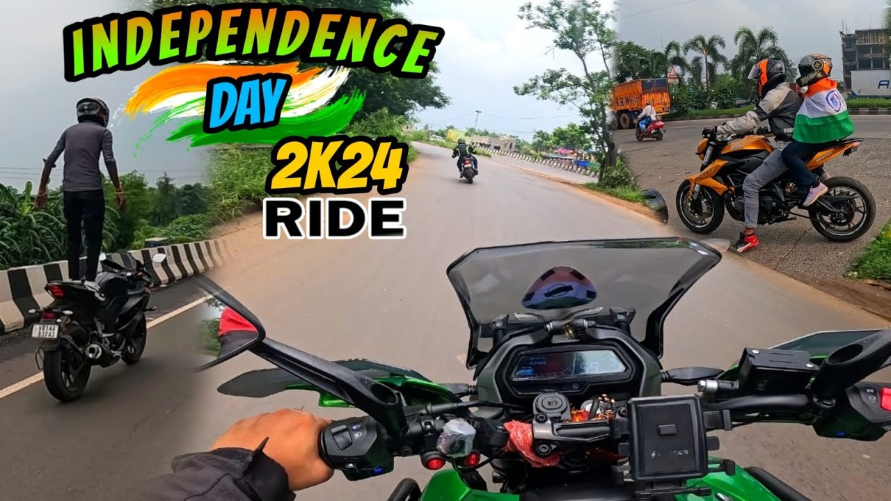 🇮🇳 INDEPENDENCE Group RIDE 2024 🪬 || Joy ride ft SAHARA and others 🛣