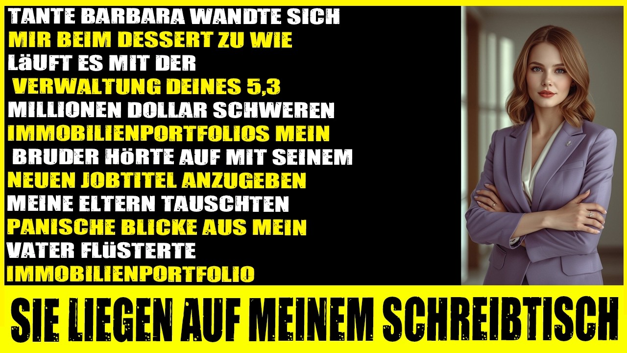 Beim Weihnachtsessen fragte Tante Barbara nach meinem 5,3-Mio.-Portfolio – Stille.