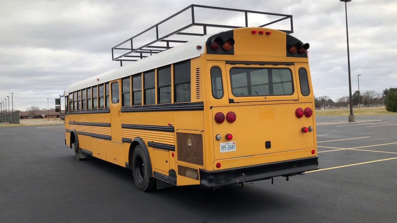 Skoolie for sale! 1999 Thomas Built MVP SafTLiner 8.3 Cummins Rear Engine School Bus Ready to Build!