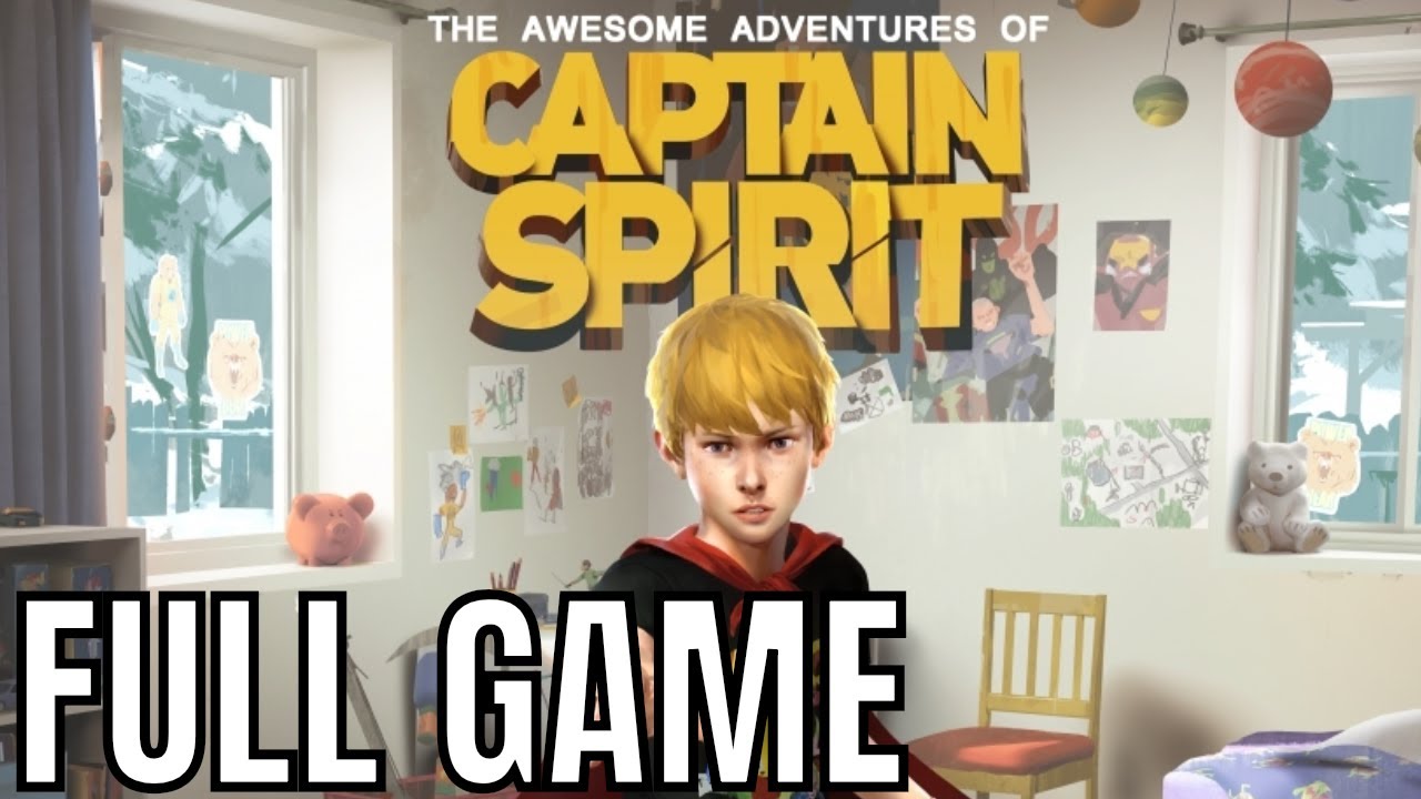 The Awesome Adventures of Captain Spirit - Full Game Walkthrough (No Commentary Longplay)
