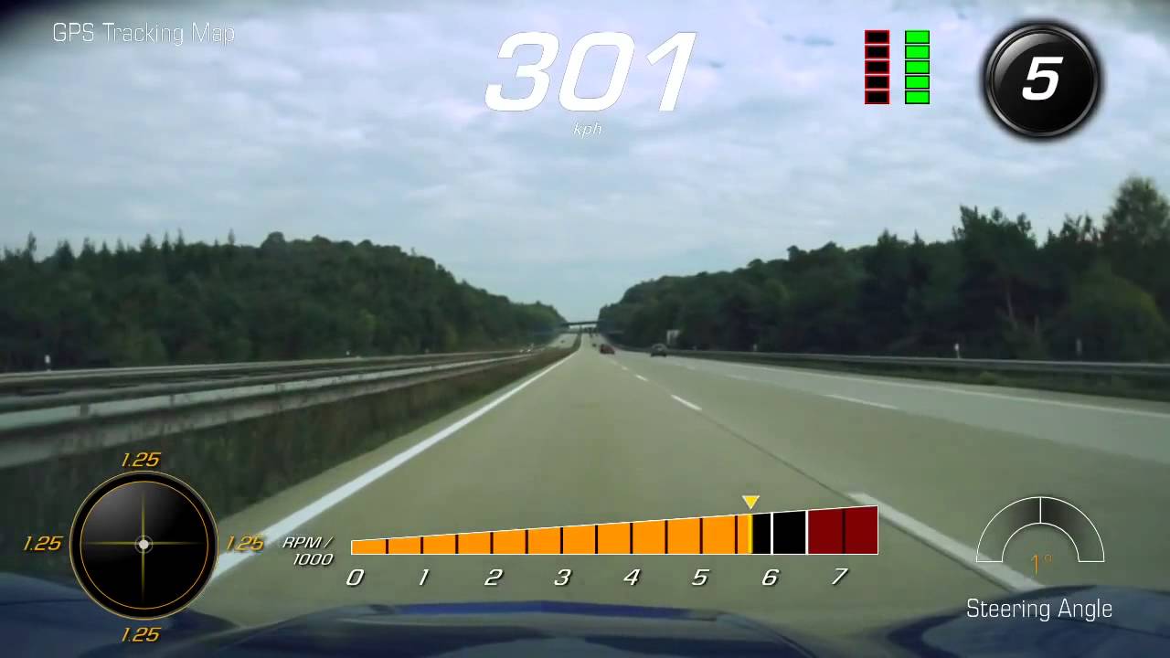 Top speed  Chevrolet Corvette C7 Z51 7-speed manual German Autobahn