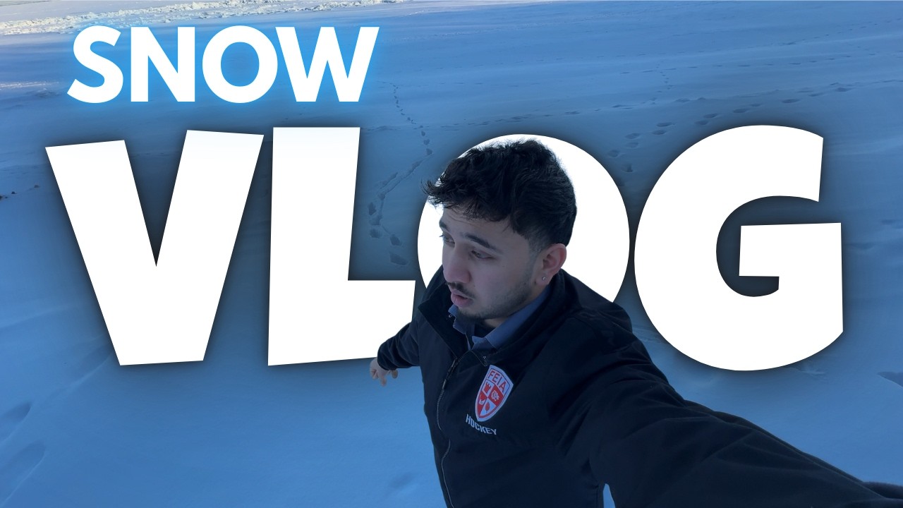 Snowy Beach In Canada.| Snow Everywhere.|