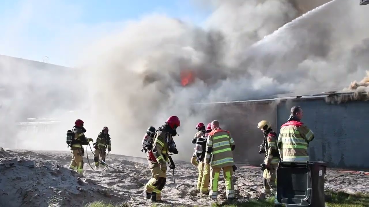 grote brand Atoomweg Utrecht