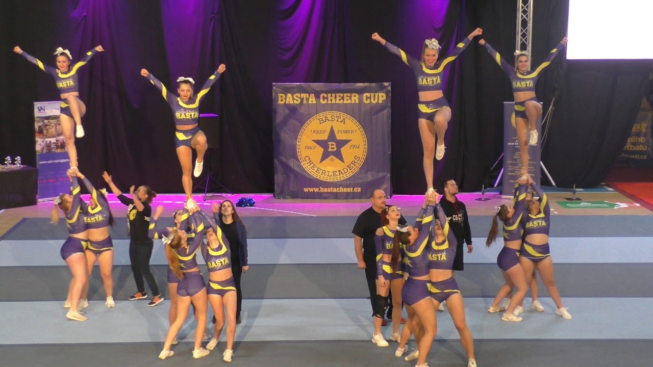 Basta Girls Team cheer Allgirl senior L5 on BASTA 2017
