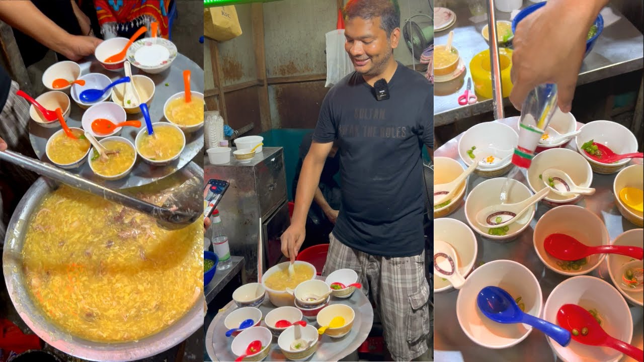 চিকেনে ভরপুর বাটি ভর্তি স্যুপ মাত্র ৬০ টাকায় | নওশাদ স্যুপ | Mohammadpur Street Food | Food Fantasy