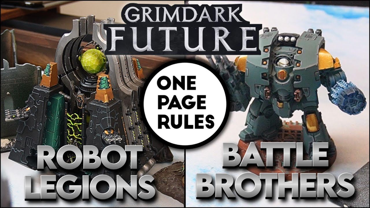 Battle Brothers v. Robot Legions, Grimdark Future, 2000 pts.