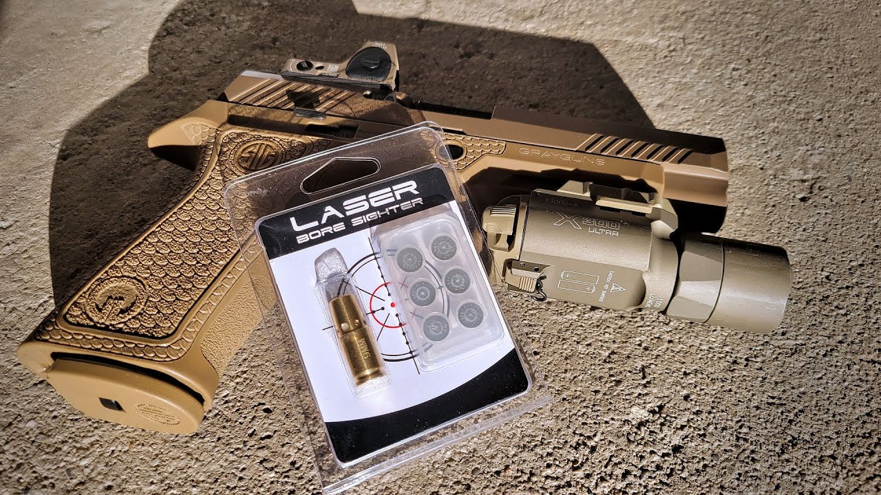 How to Zero a Handgun with the EZshoot 9mm Laser Bore Sight