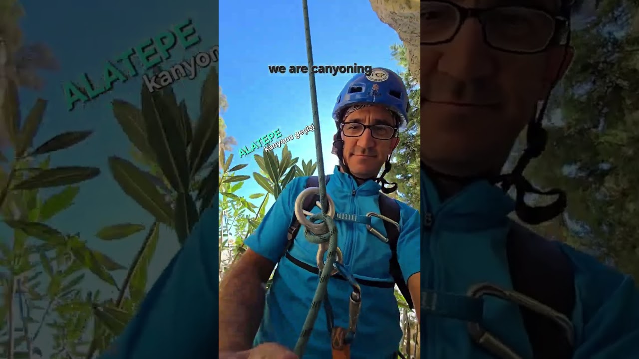 Alatepe kanyonu geçişi we are canyoning
