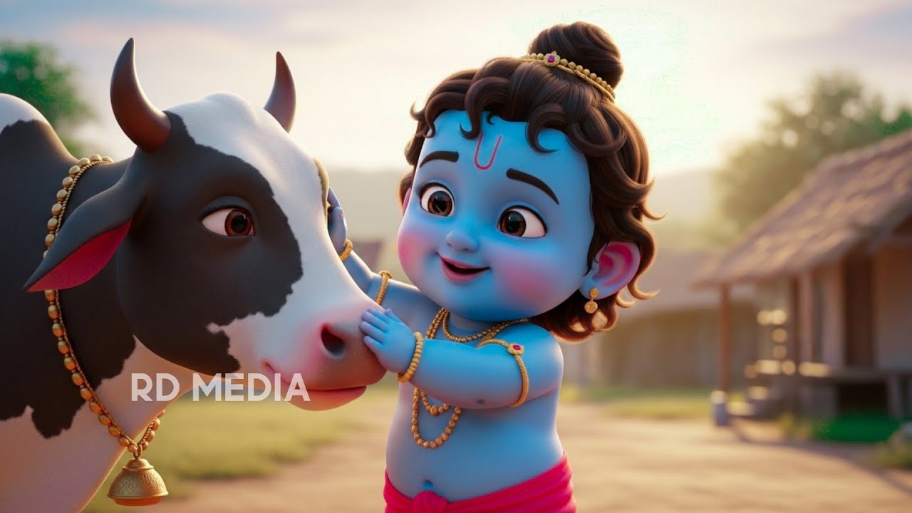 Choti Choti Gaiya, Chote Chote Gwal | छोटी छोटी गैया | #Little Krishna Bhajan - Krishna Bal Leela