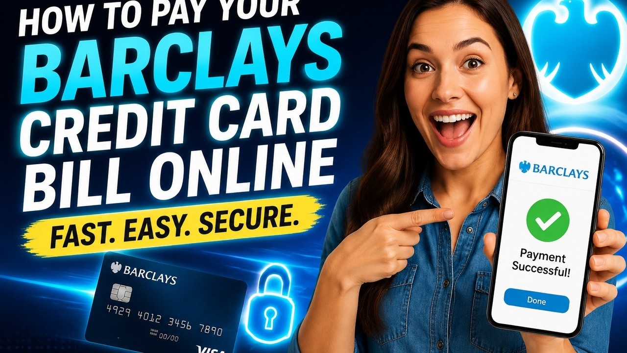 How to pay your Barclays credit card bill online