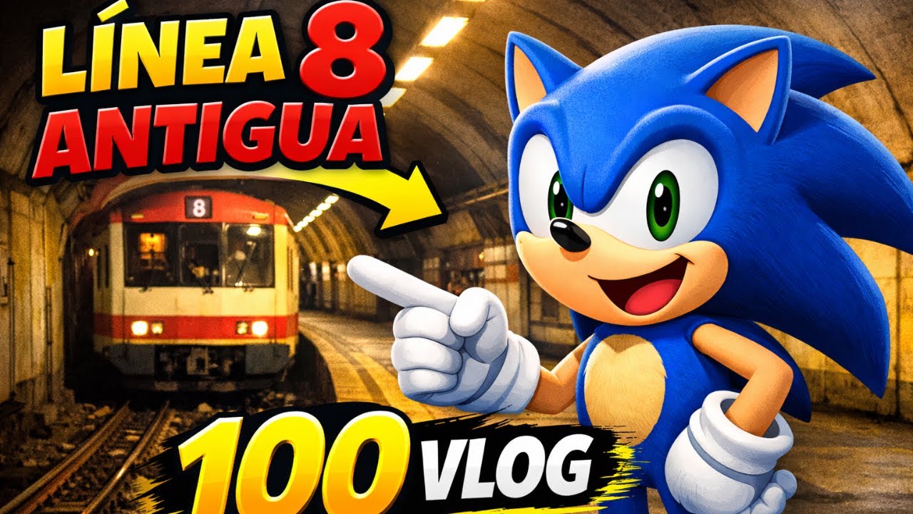 Vlog Recorriendo el Tramo Original de la Línea 8 del Metro de Madrid (Vídeo nº 100)