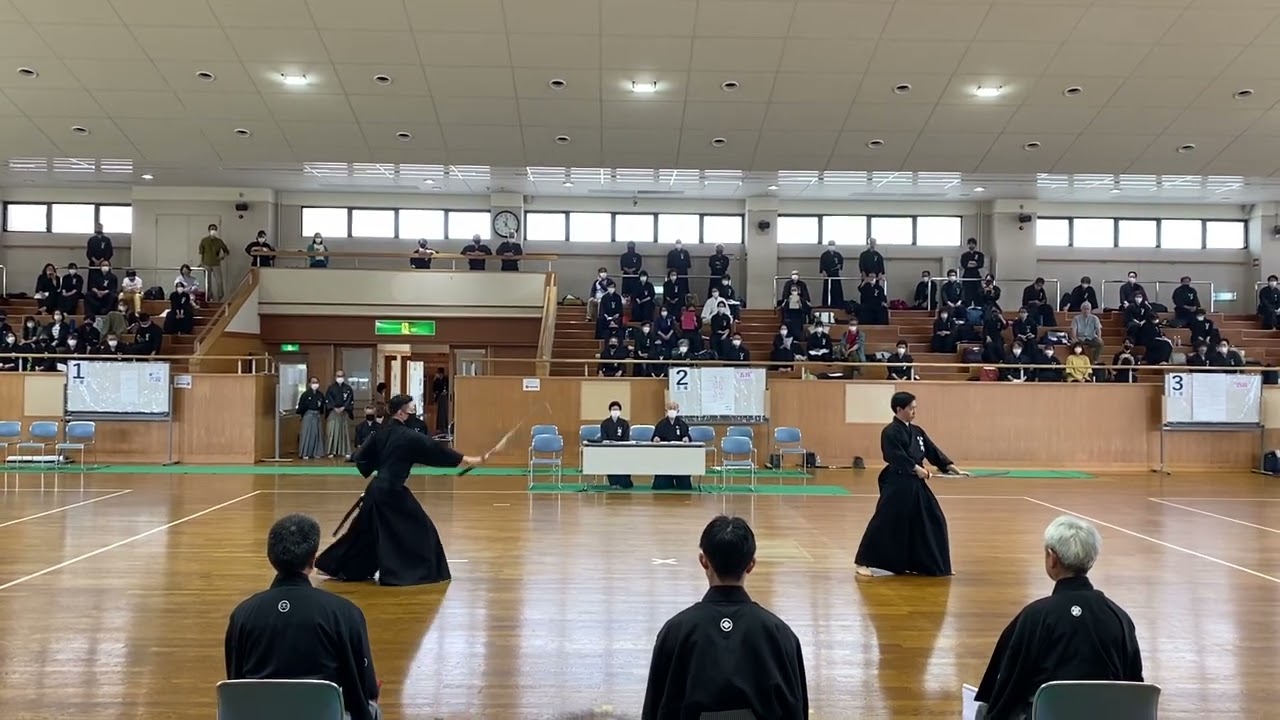 第46回全剣連居合愛知県段別選手権大会【五段の部・決勝　高橋ー西川】2023.5.27