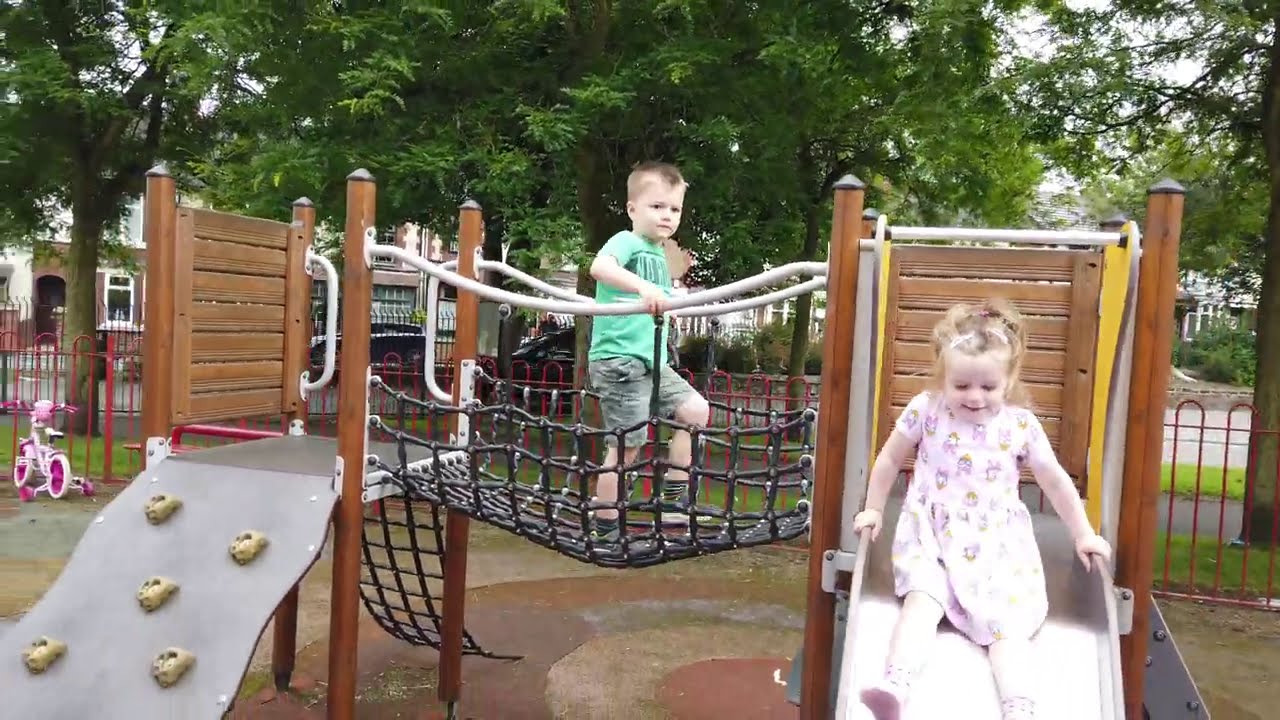 Fun at the Park and Riding Bikes with Jenson and Amelia