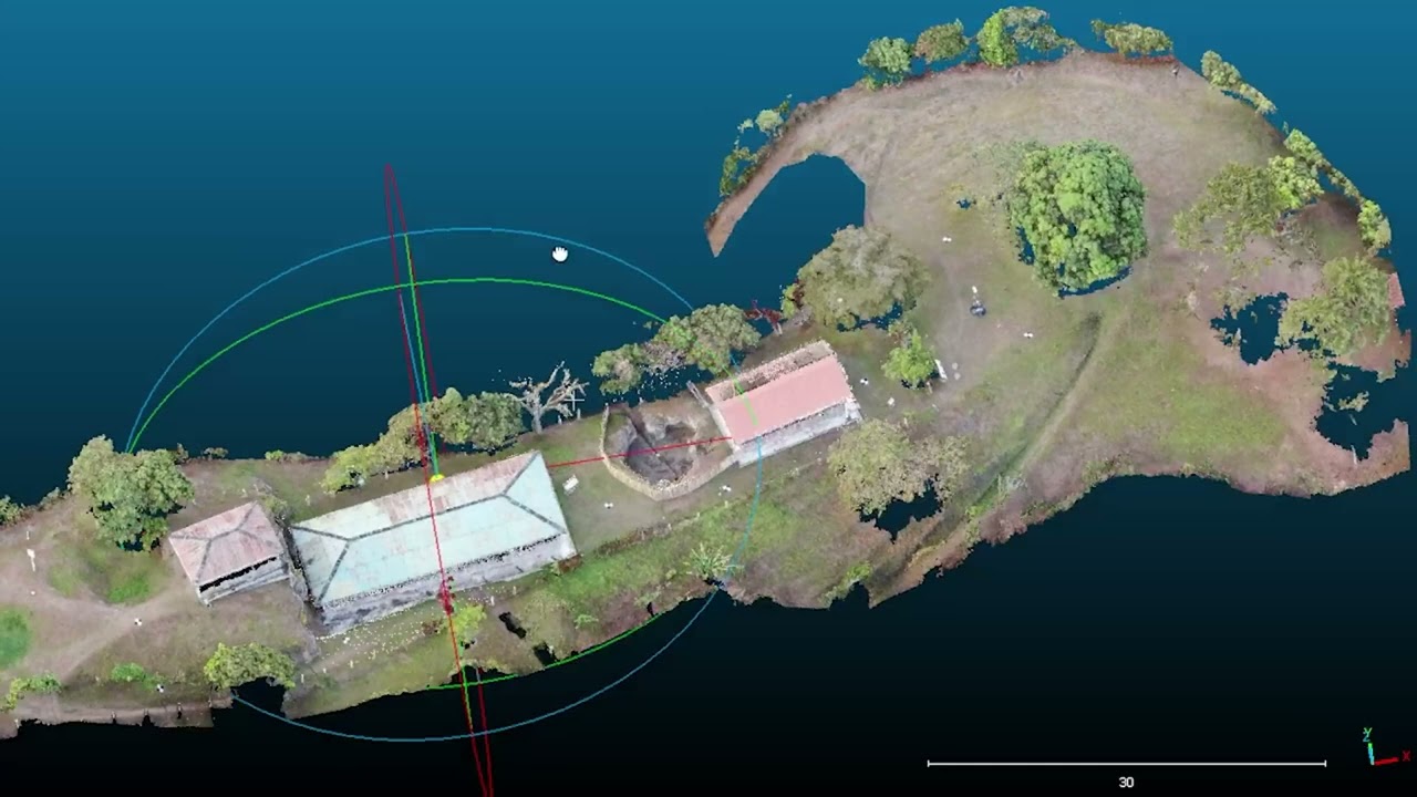 Levantamiento topogr&aacute;fico por t&eacute;cnicas de escanograf&iacute;a - Parque Nacional de Tierradentro cauca