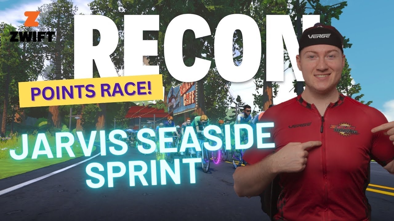 Jarvis Seaside Sprint || Zwift Racing League || Гонка по очкам