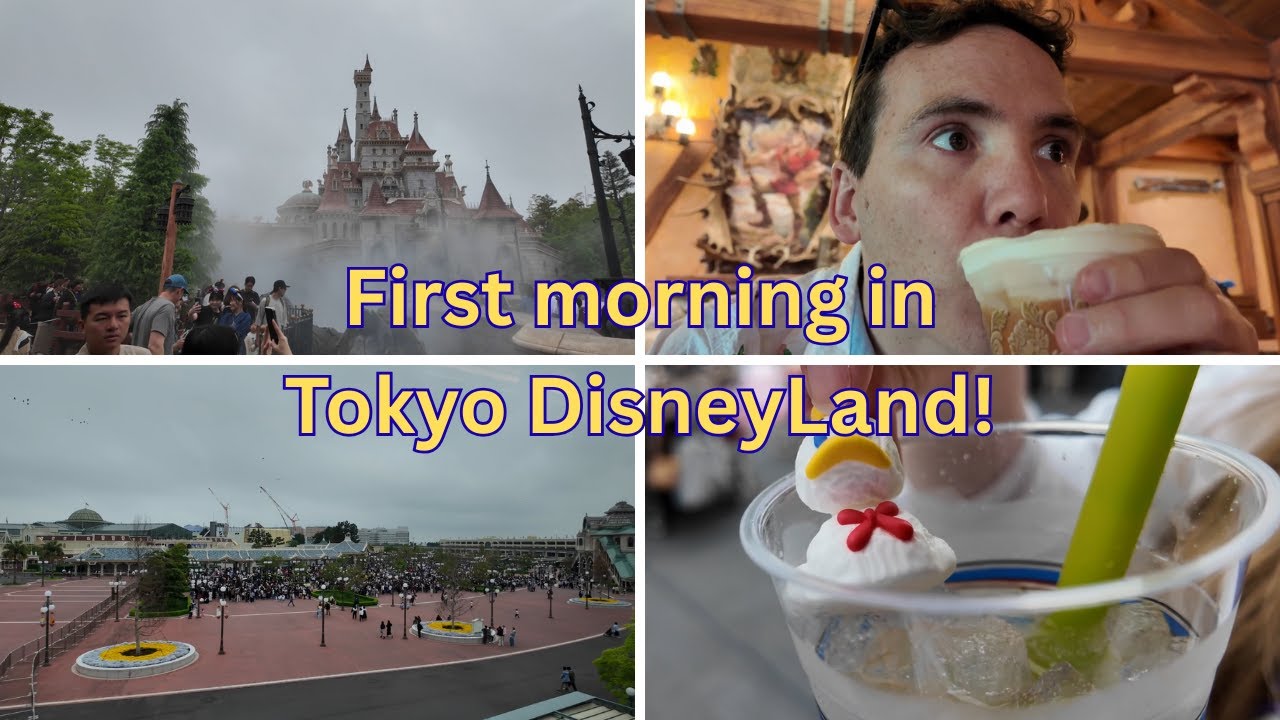 First morning in Tokyo Disneyland | Rides!| Drinks | Asia adventure Day 15