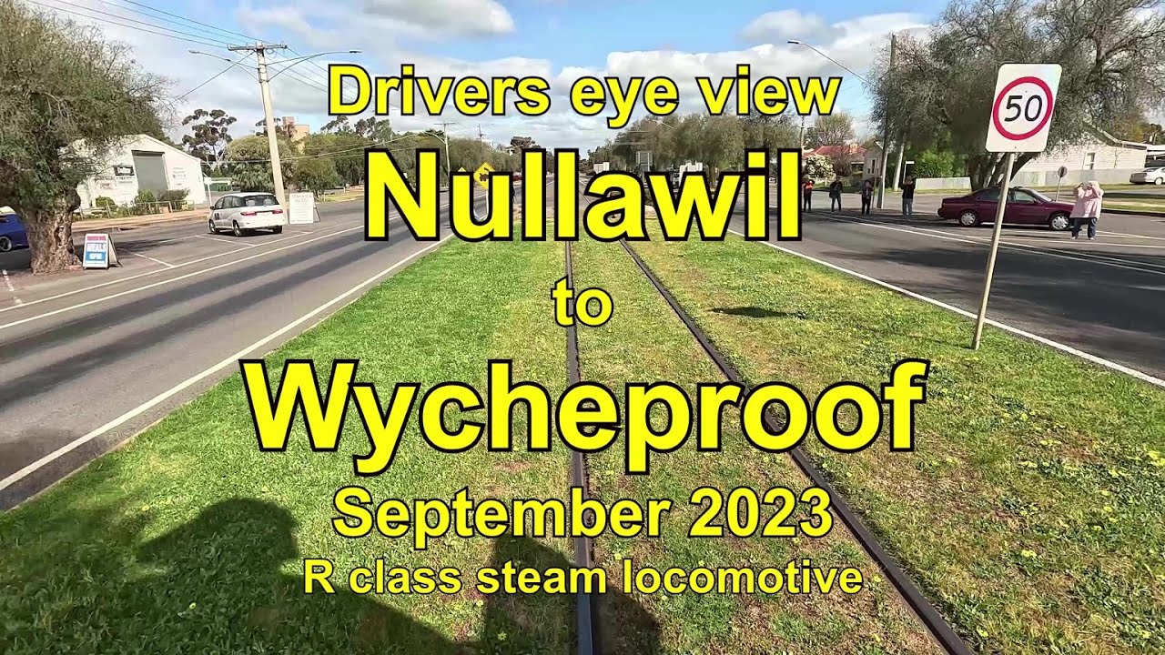 Drivers eye view, Nullawil to Wycheproof