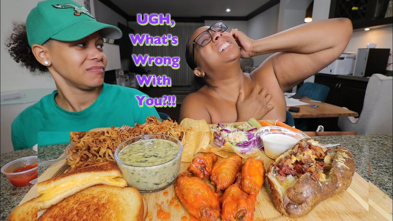 Scratching myself ALL OVER the entire video to see how my wife reacts mukbang prank!