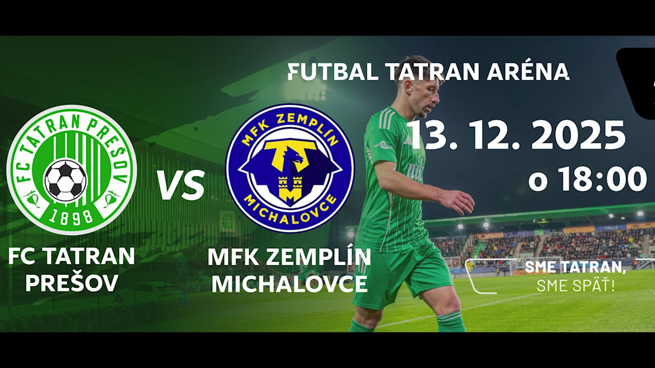 TATRAN PRESOV - Zemplin Michalovce 0:1 (13 grudnia 2025) - KIBICE