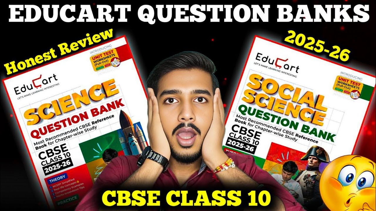 Educart Question Bank Class 10 2025-26 Review 🔥| Is It Worth Buying for CBSE 2025-26? 🤔