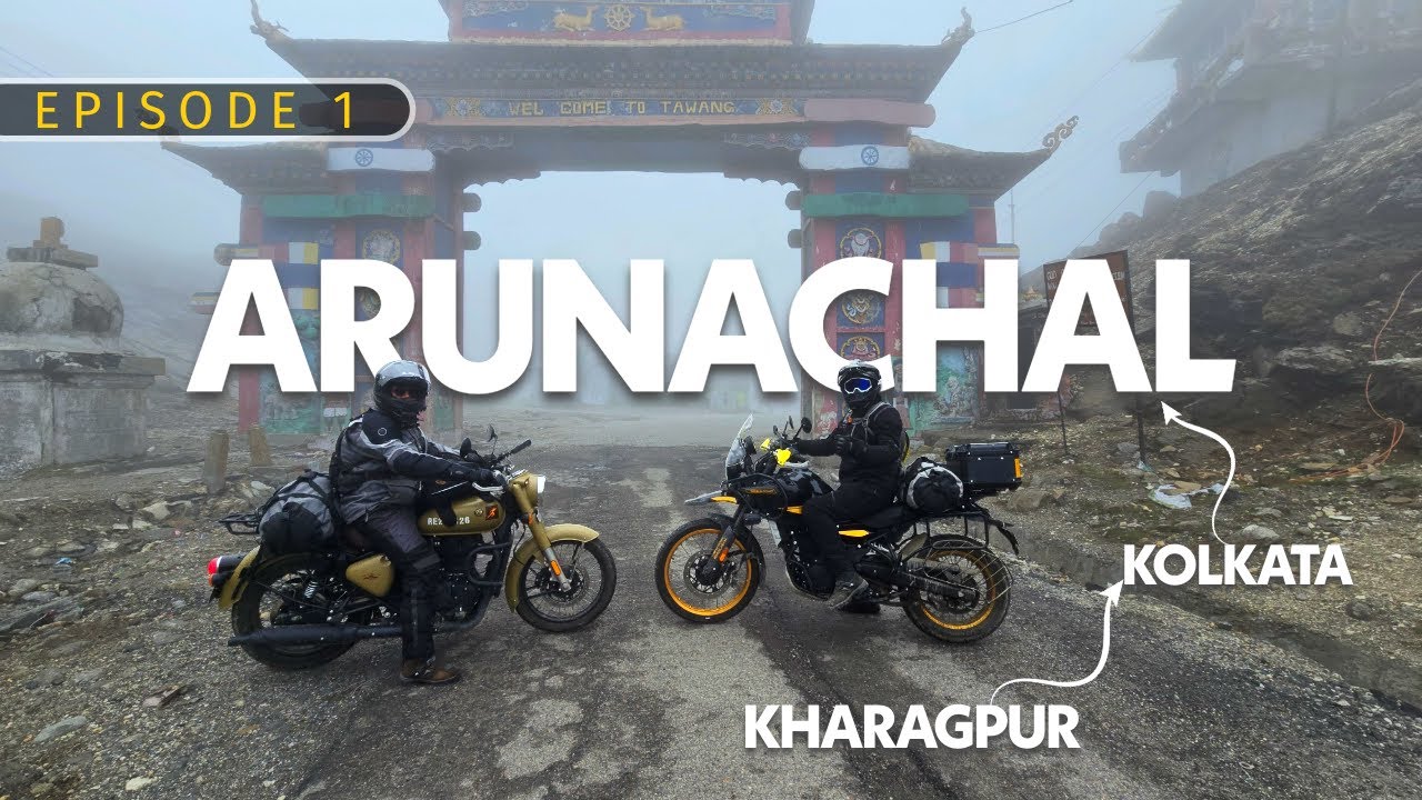 ARUNACHAL PRADESH 2024 Ride Starts - Kharagpur/ Kolkata to Siliguri - Episode 1 | Nature Moto