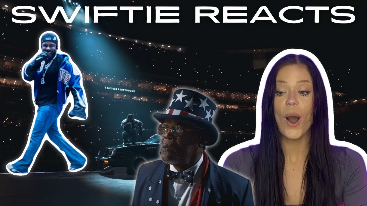 SWIFTIE REACTS | Kendrick Lamar's Superbowl Halftime Show... I WASN'T READY FOR IT!