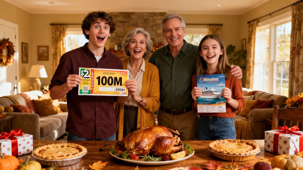 On Thanksgiving, My Parents Gave Me A $2 Lottery Ticket And My Sister