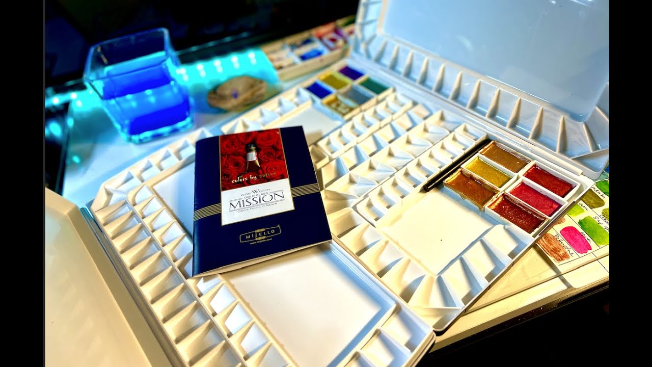 Watercolor Palette Tour HUGE 55 well Mijello
