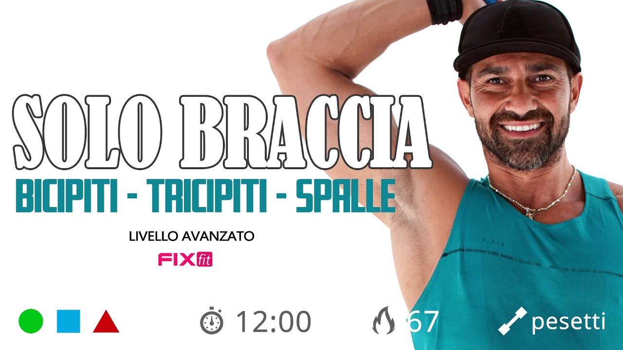 Esercizi Braccia Snelle e Toniche: Esercizi Mirati Braccia e Spalle