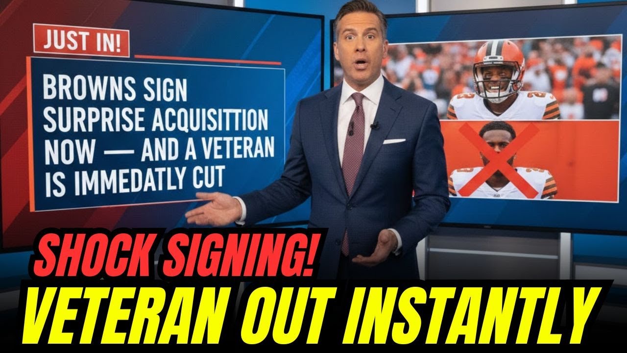 JUST HAPPENED: BROWNS sign surprise piece now — a VETERAN falls immediately | Browns News