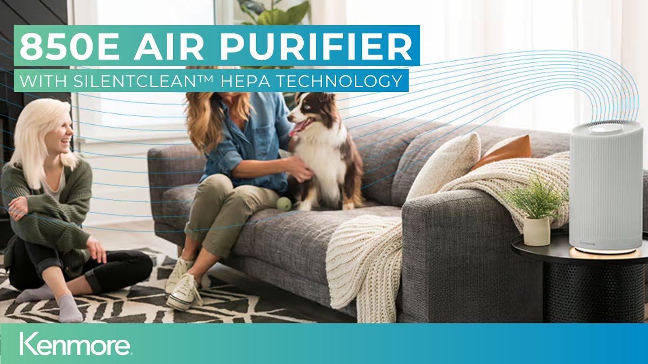 Kenmore 850e Air Purifier With SilentClean&trade; HEPA Technology