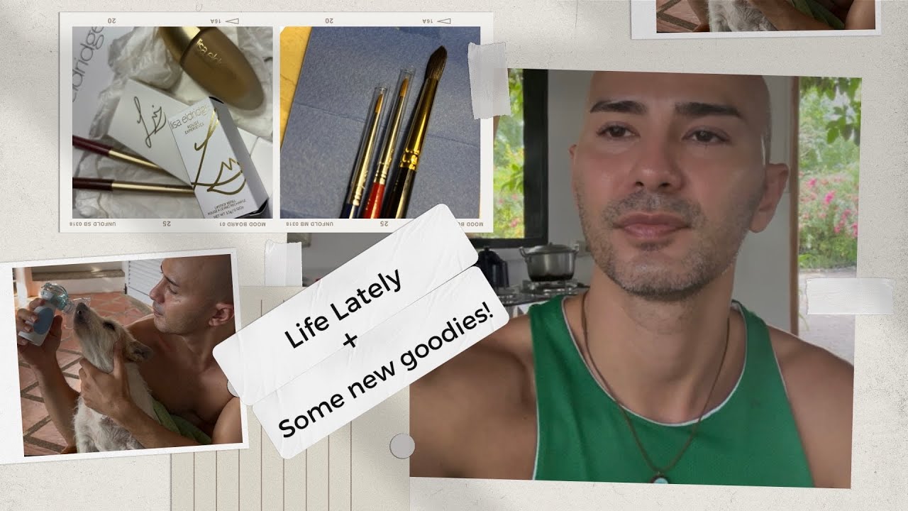 #IslandLife Vlog - News about my dog + #Unboxing new #Fude and some #LisaEldridgeMakeup