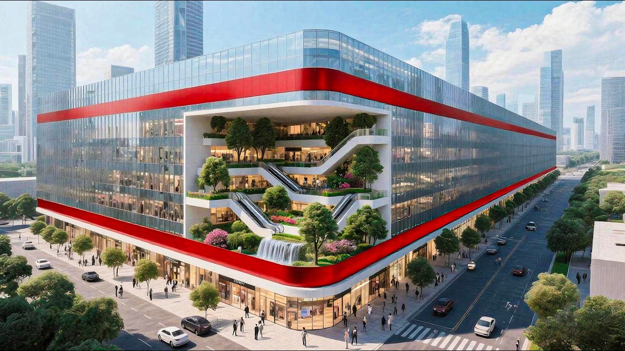 Explore the amazing 8D Forest Mall: Did they build a sky garden?
