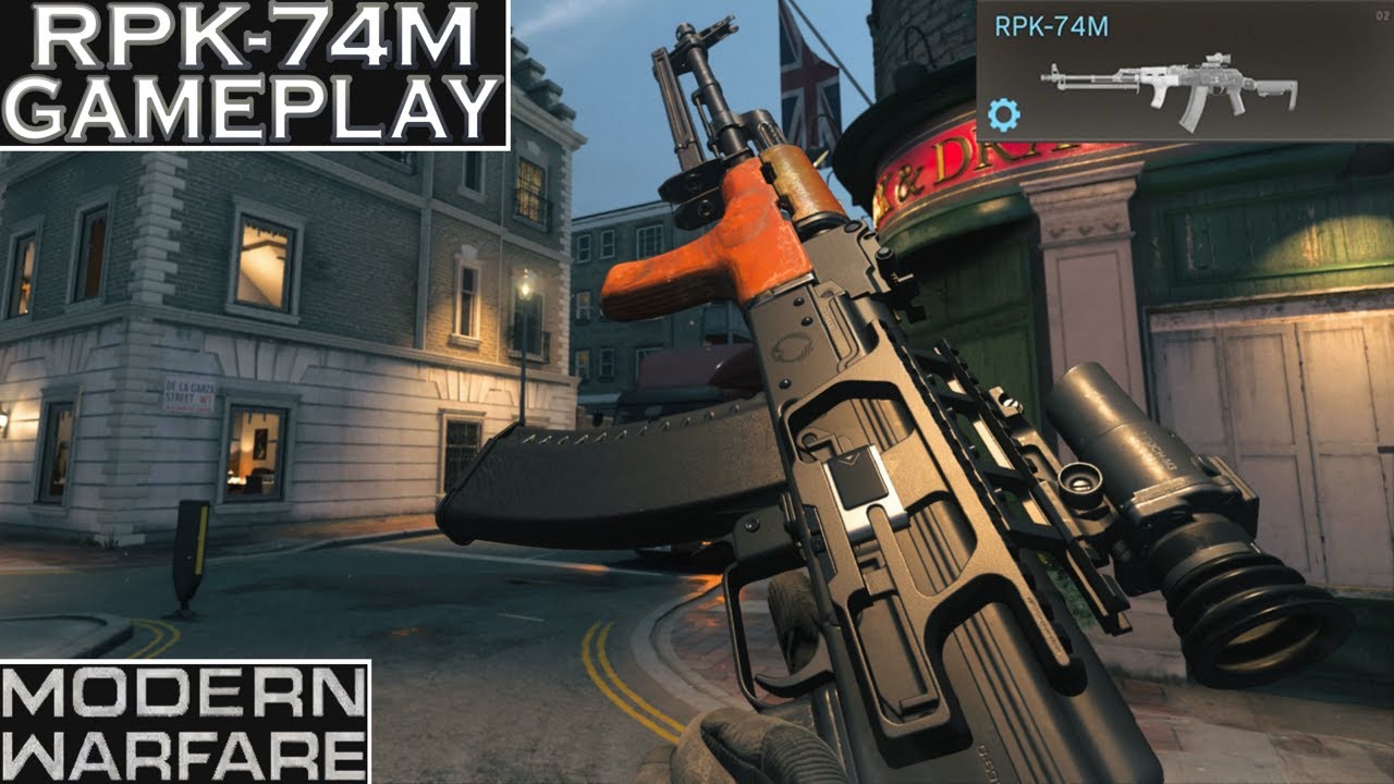 Modern Warfare RPK-74M (AK-47) Gameplay