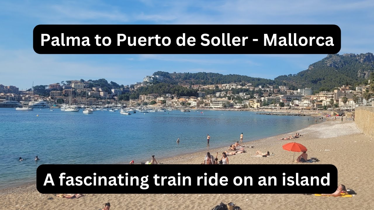 We were on Mallorca and took the train from Palma to Sóller. It was a nice trip.