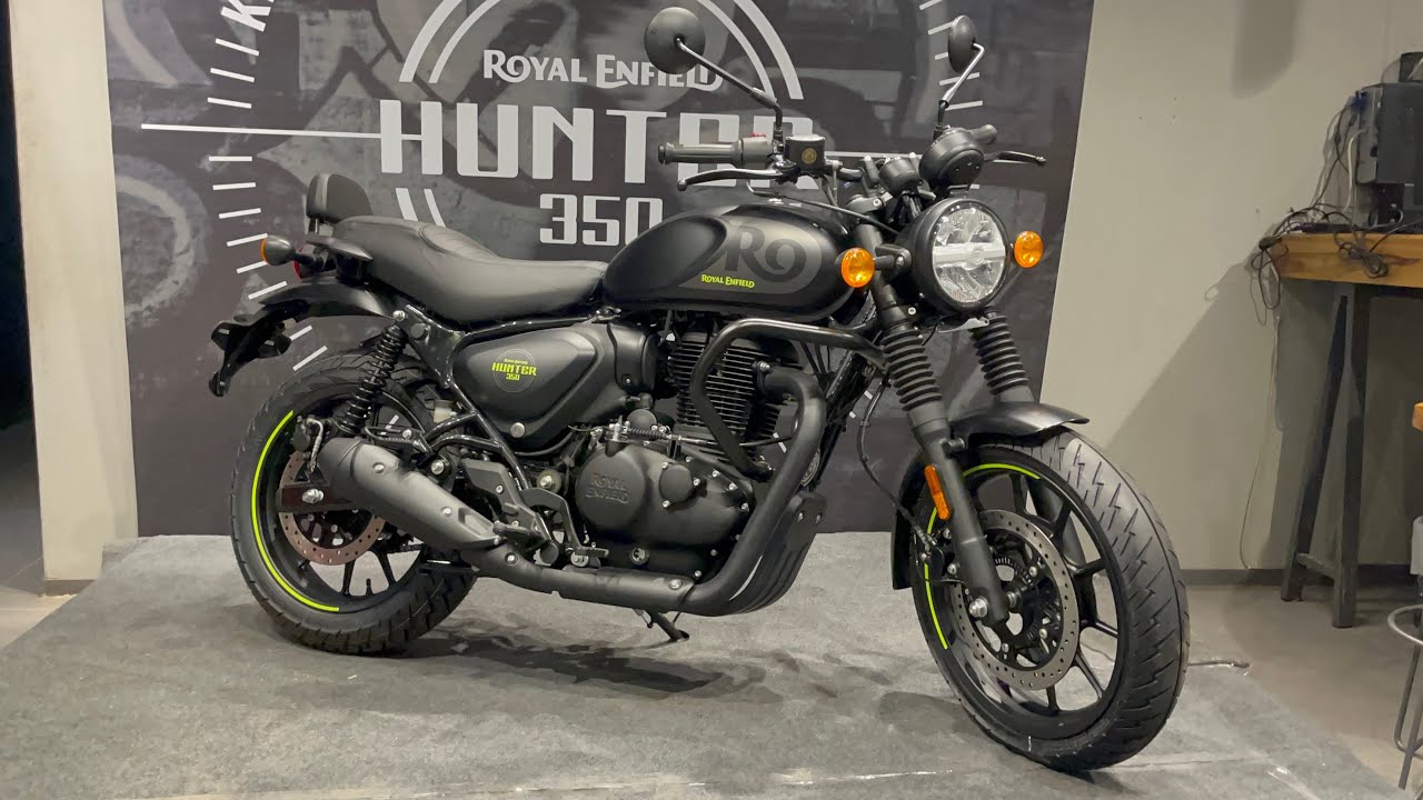 Royal Enfield Hunter 350 Graphite Grey New Colour 2025 New Model Hunter 350 Review