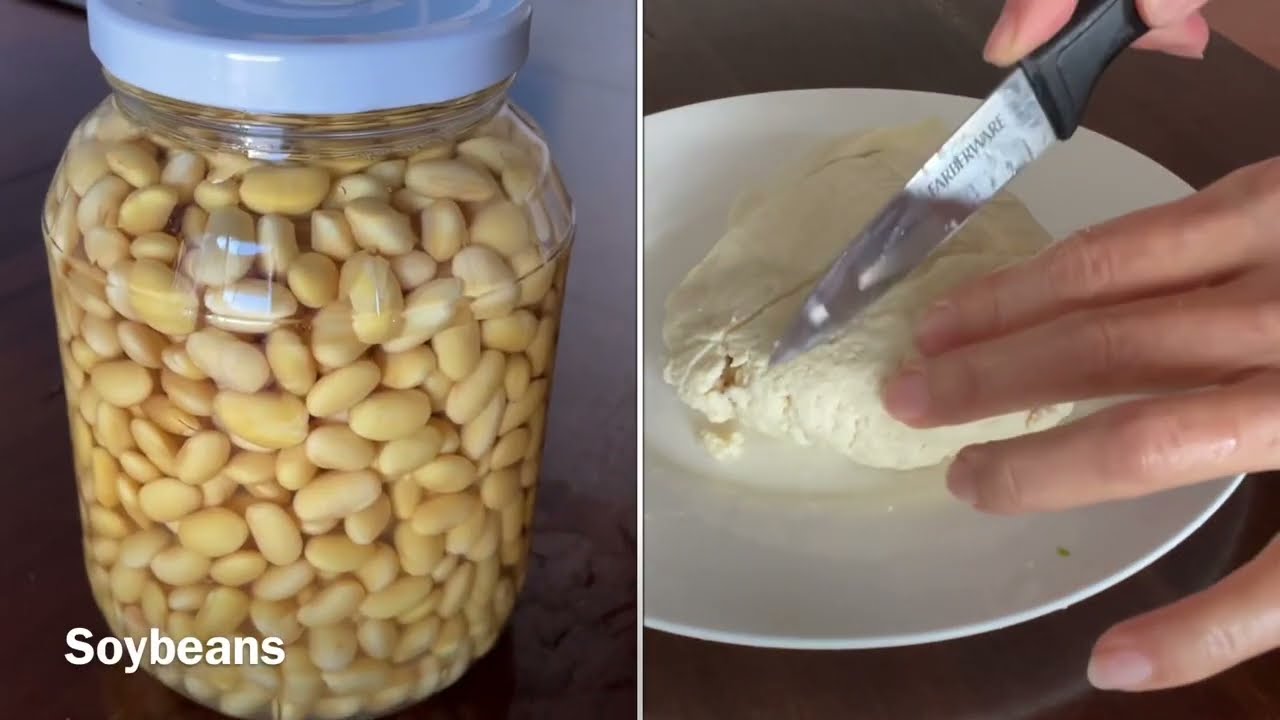 특별도구 필요없는 두부 만들기 (tofu)