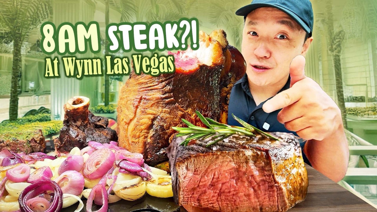 $75 STEAK BREAKFAST BUFFET at Wynn Las Vegas | Was it Worth it?