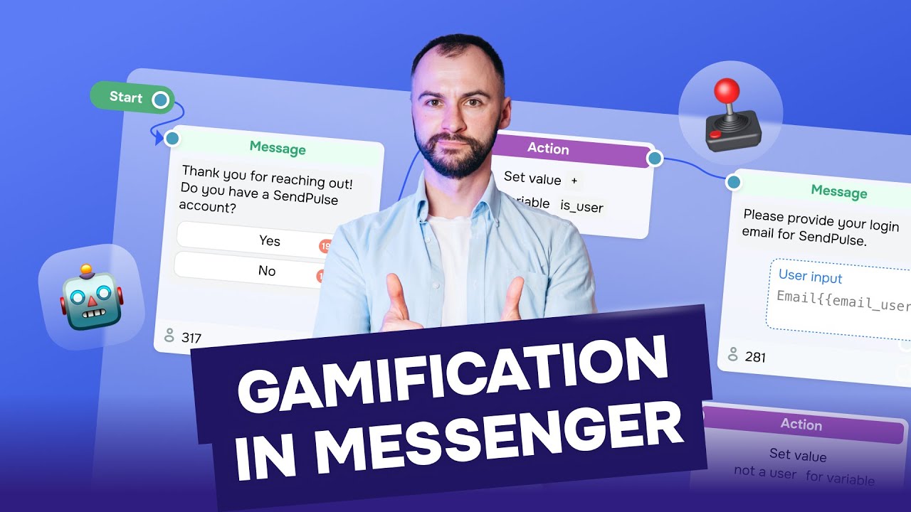 SET UP Chatbot Gamification in Messengers using SendPulse FAST