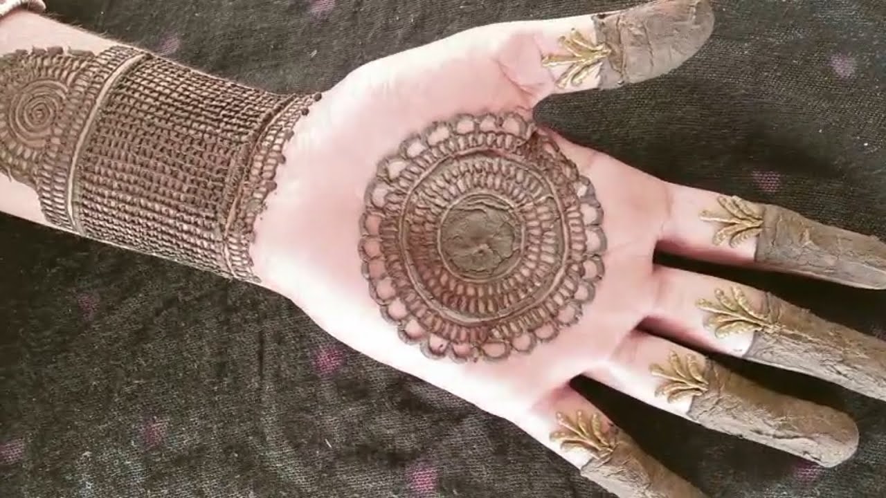 Simple & easy front hand mahendi design| हर महिला लगा सके ऐसी आसान मेहंदी|  