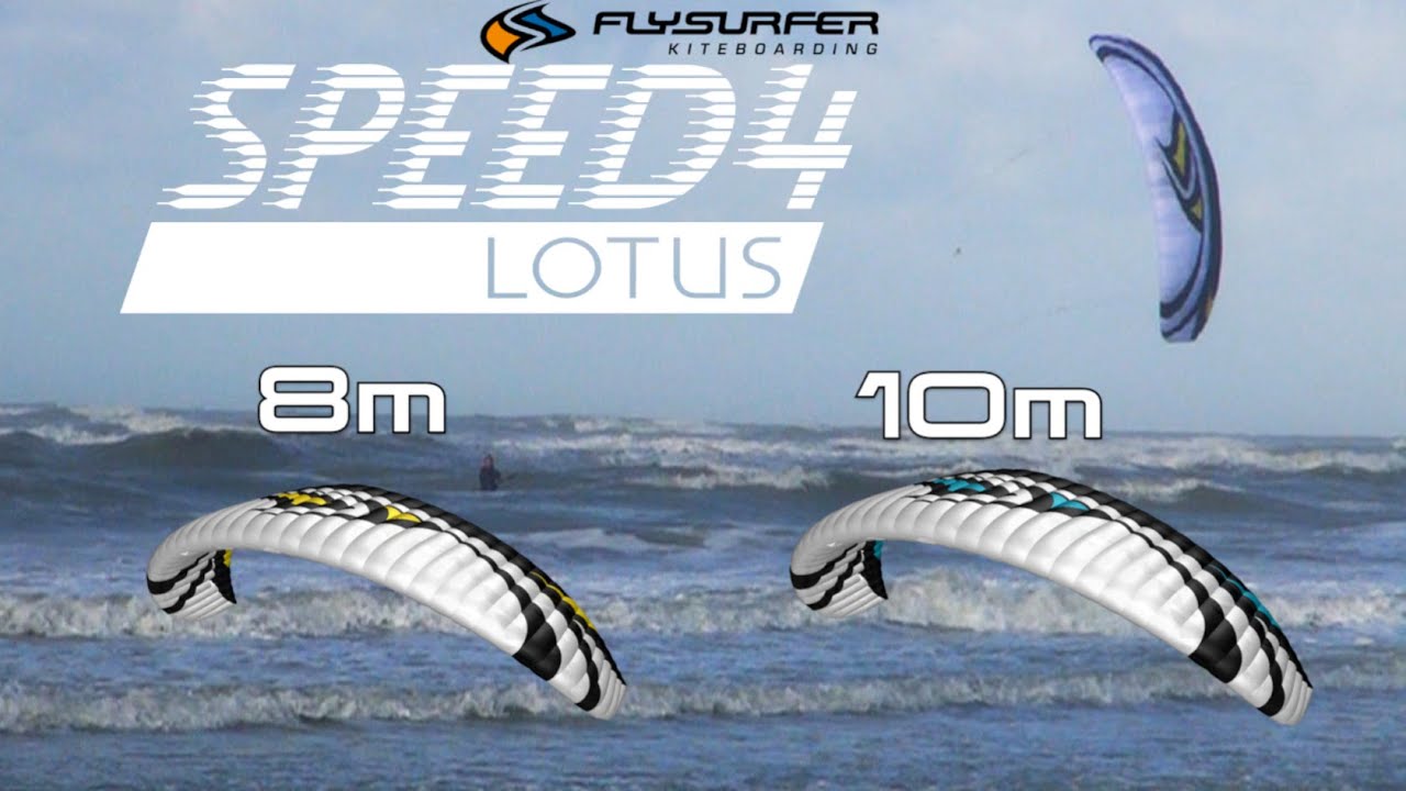SPEED4 Lotus 8.0 & 10.0 – the airstyle machine for stronger winds