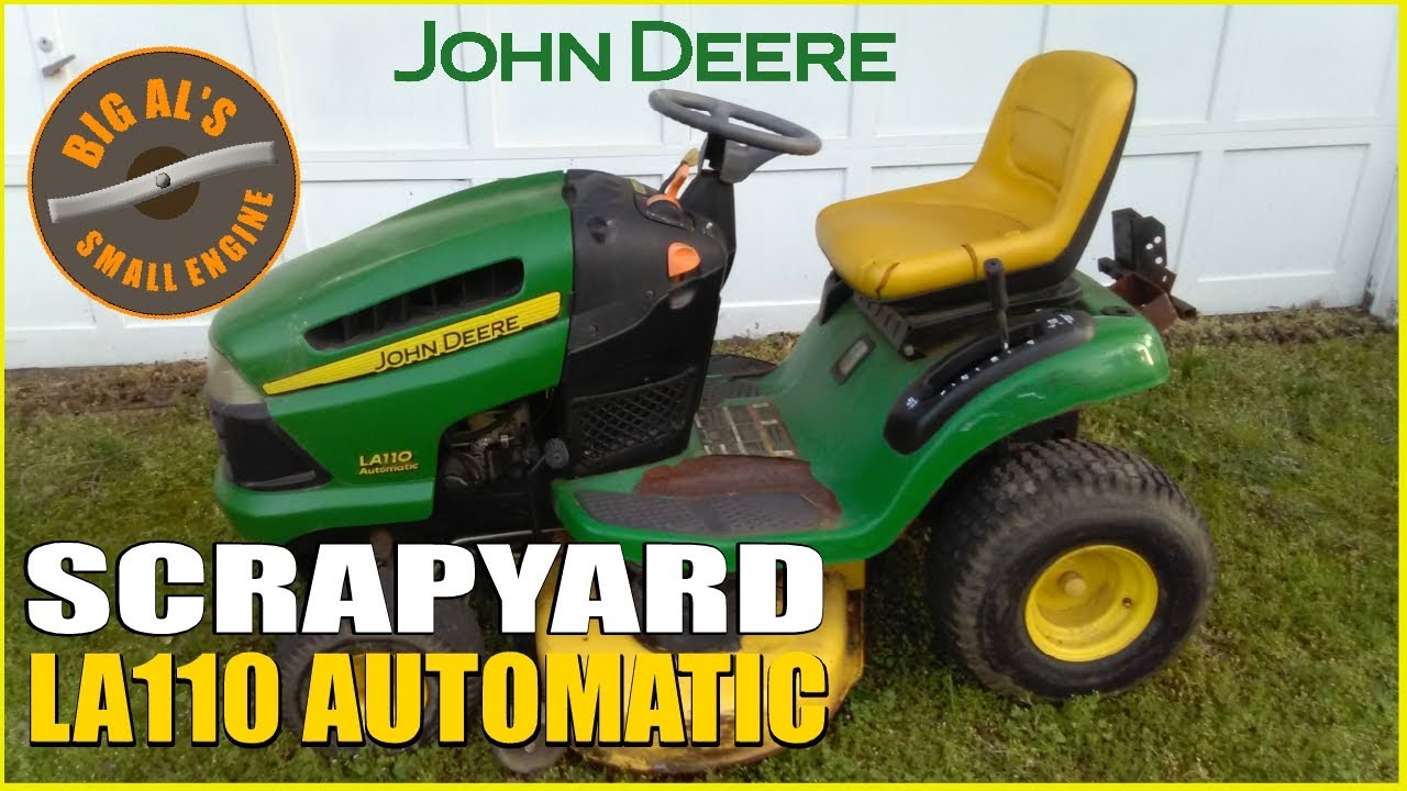2007 John Deere LA110 | Clean Up | Tune Up | Deck Maintainence