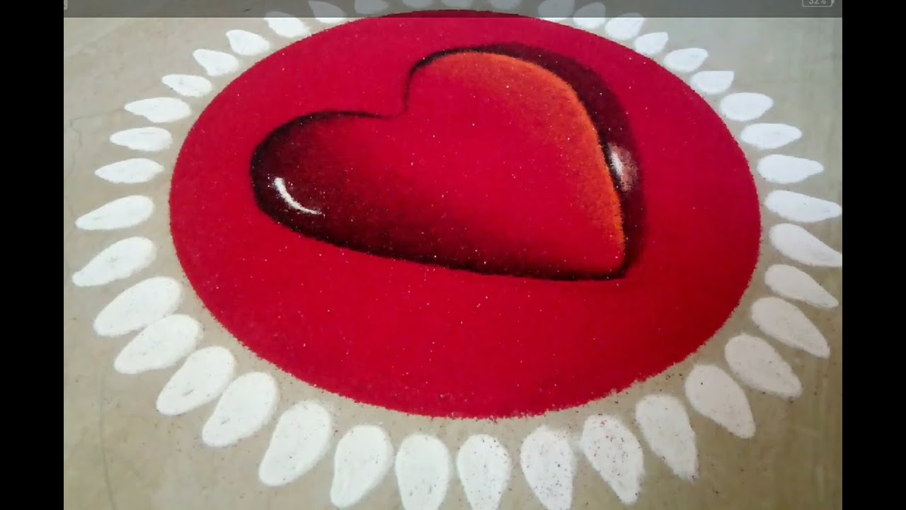 3d rangoli | transparent effect rangoli | थ्री डी रांगोळी | पोस्टर रांगोळी | poster rangoli design