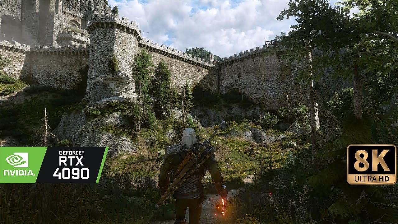[8K] Witcher3 RTX 4090 - RAYTRACING| BEYOND ALL LIMITS| 100+Mods | Benis LM + Blitz FX